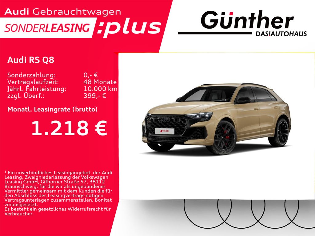 Bild des Angebotes Audi RS Q8 +WINTERRÄDER+STANDHEIZUNG+AHK+SPORTABGASAN