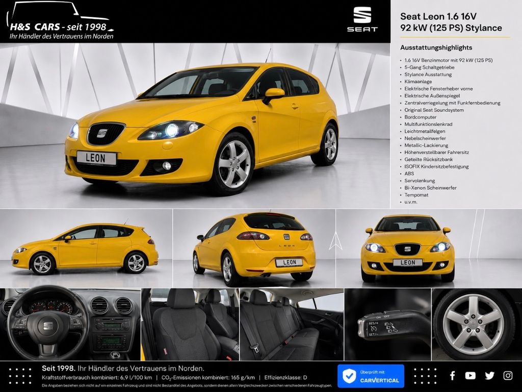Bild des Angebotes Seat Leon 1.4 TSI SPORT 1.HAND KLIMAAT TEMP SERVGPF