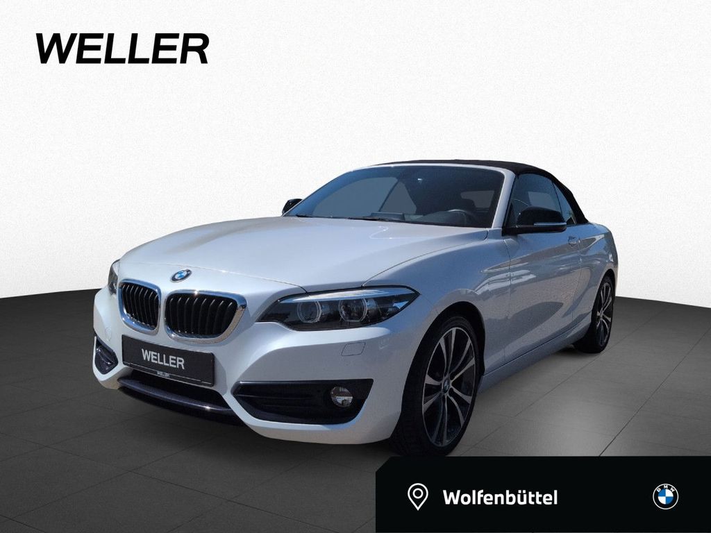 Bild des Angebotes BMW 220i Cabrio Sport Line NavProf LED AHK H/K Tempo