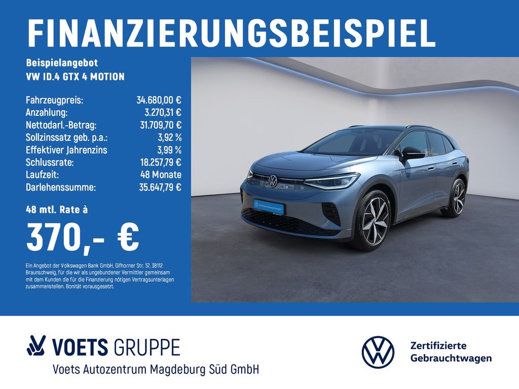 Bild des Angebotes Volkswagen ID.4 GTX 4 MOTION IQ-LIGHT+AHK+AREA+EASY OPEN