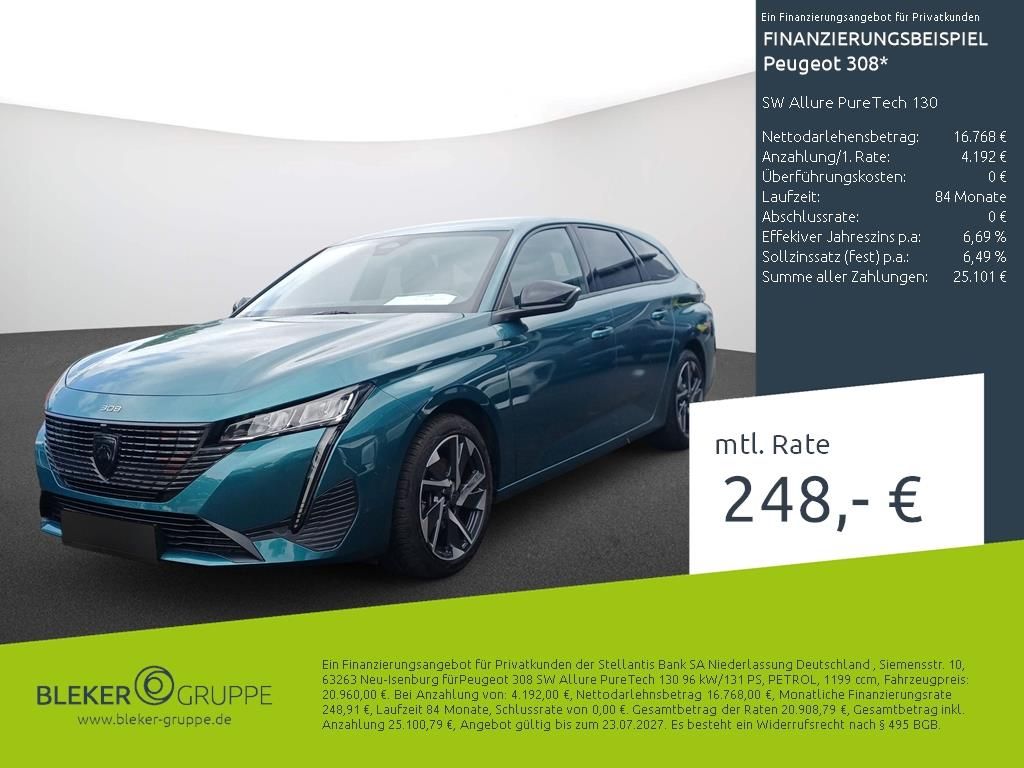 Bild des Angebotes Peugeot 308 SW Allure PureTech 130