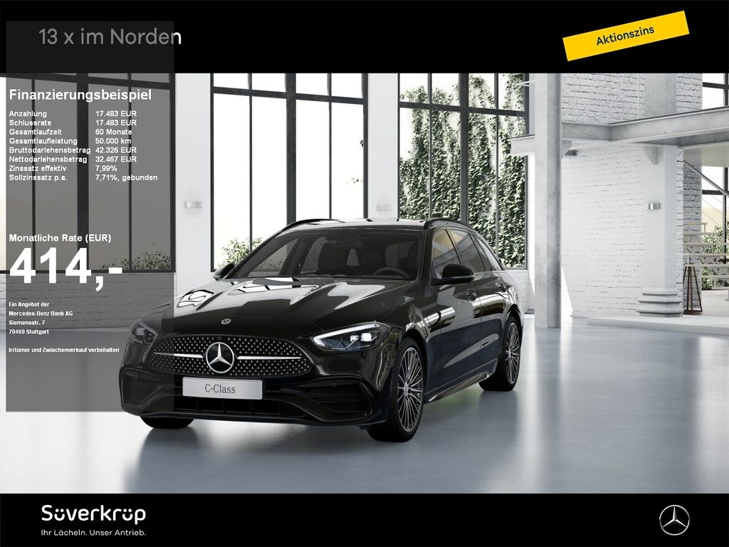 Bild des Angebotes Mercedes-Benz C 200 T-Modell AMG NIGHT MEMO 360 AHK DISTR SPUR