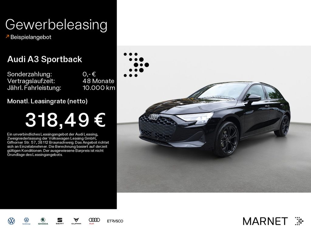 Bild des Angebotes Audi A3 Sportback TFSI 110 kW S tronic