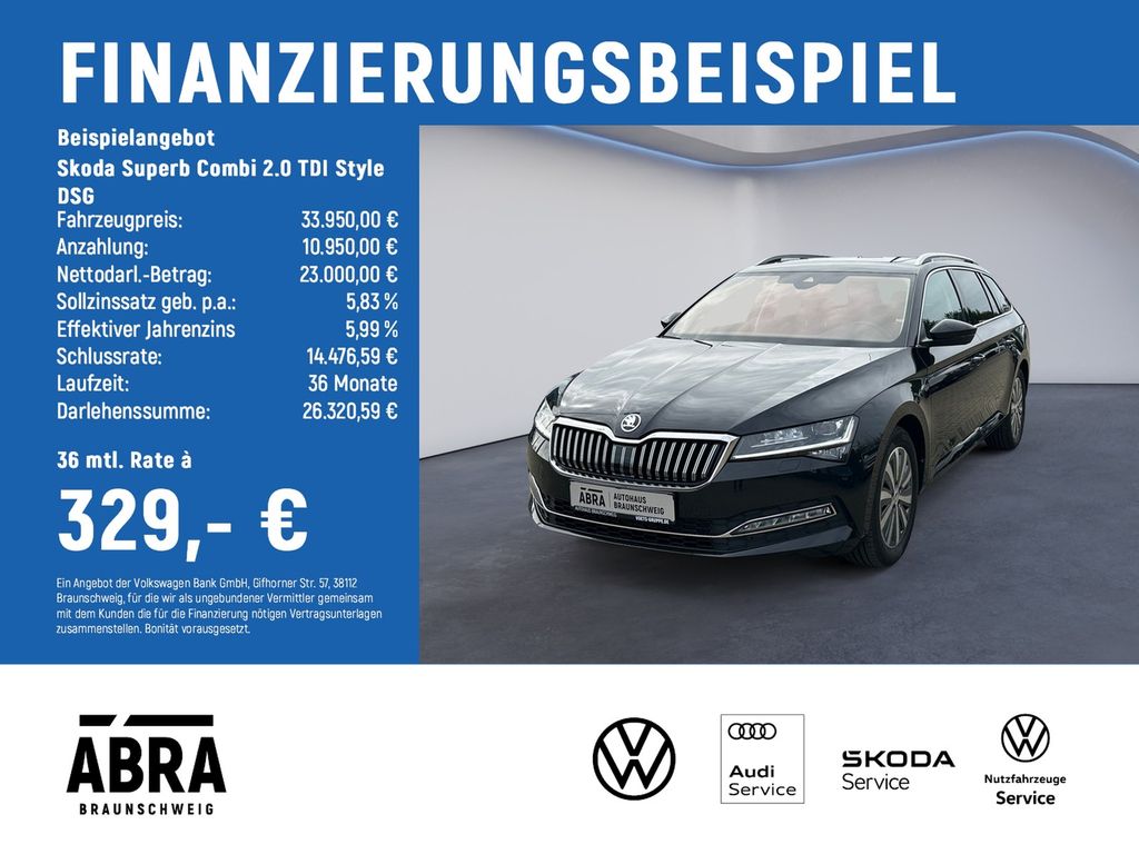 Bild des Angebotes Skoda Superb Combi 2.0 TDI Style DSG CAM+NAV+ACC+DCC