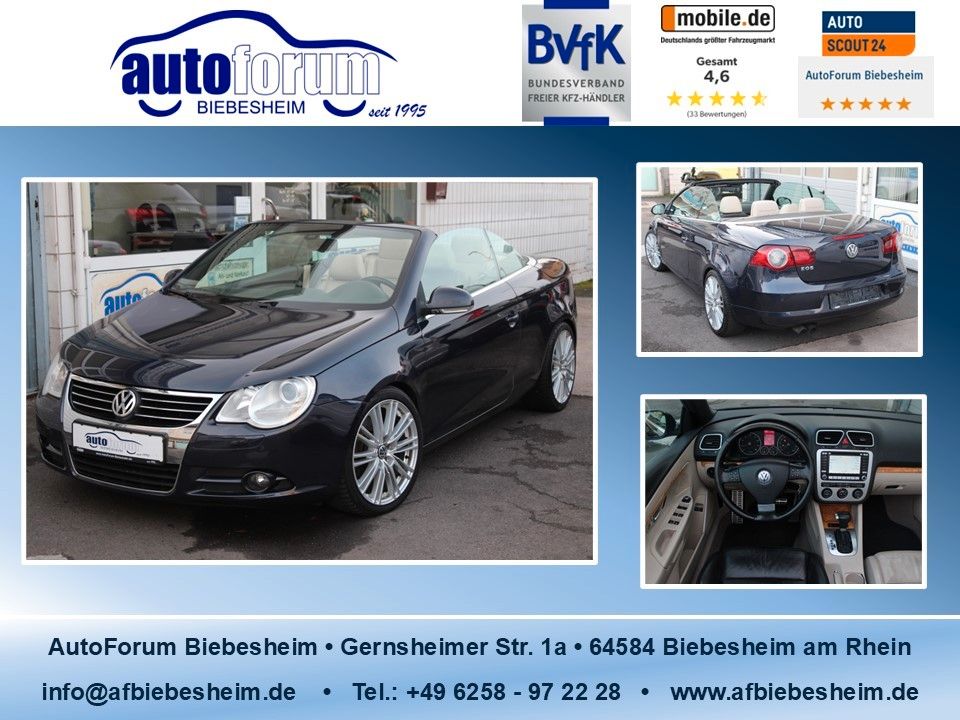 Bild des Angebotes Volkswagen Eos 2.0 Turbo Aut Leder*S-Dach*TUV neu