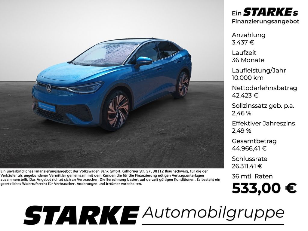 Bild des Angebotes Volkswagen ID.5 Pro Pro 210 kW mit Infotainment-Paket Head