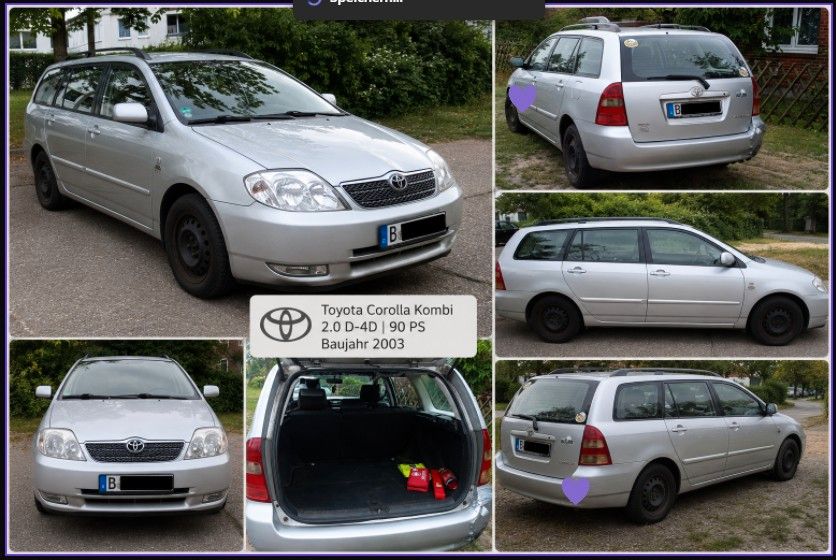 Bild des Angebotes Toyota Corolla 2.0 D-4D fahrbereit; mit Ersatzte