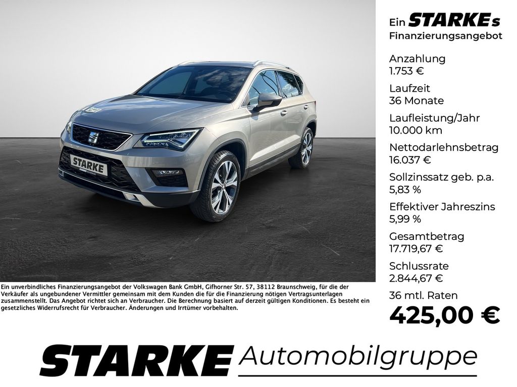 Bild des Angebotes Seat Ateca 1.5 TSI DSG Xcellence  AHK Navi LED Kamera