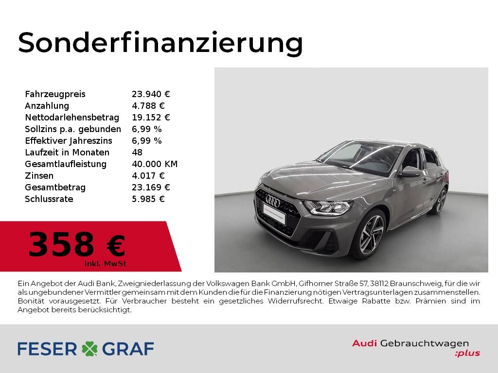 Bild des Angebotes Audi A1 SB 25 TFSI S tronic PDC/SHZ/CarPlay/17"