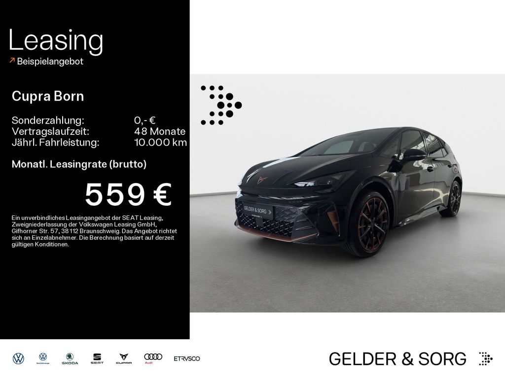 Cupra Born VZ 240 kW 79 kWh *NAVI*ACC*360°*MATRIX*