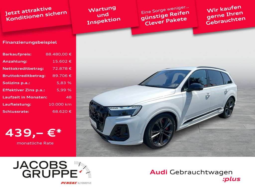 Bild des Angebotes Audi SQ7 Black+/S-Sitze+/HuD/Laser/HD Matrix/360°/STH
