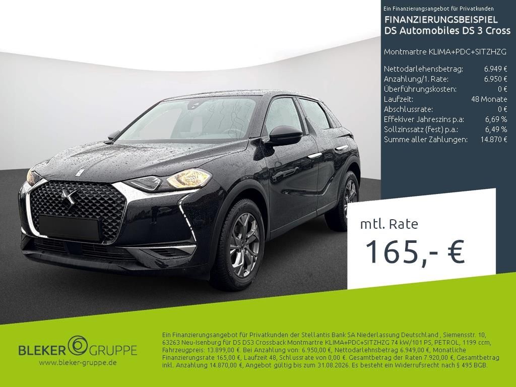 Bild des Angebotes DS Automobiles DS3 Crossback Montmartre KLIMA+PDC+SITZHZG