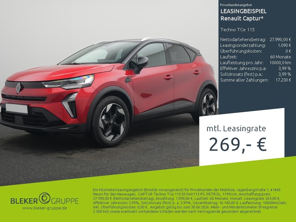 Bild des Angebotes Renault Captur Techno TCe 115