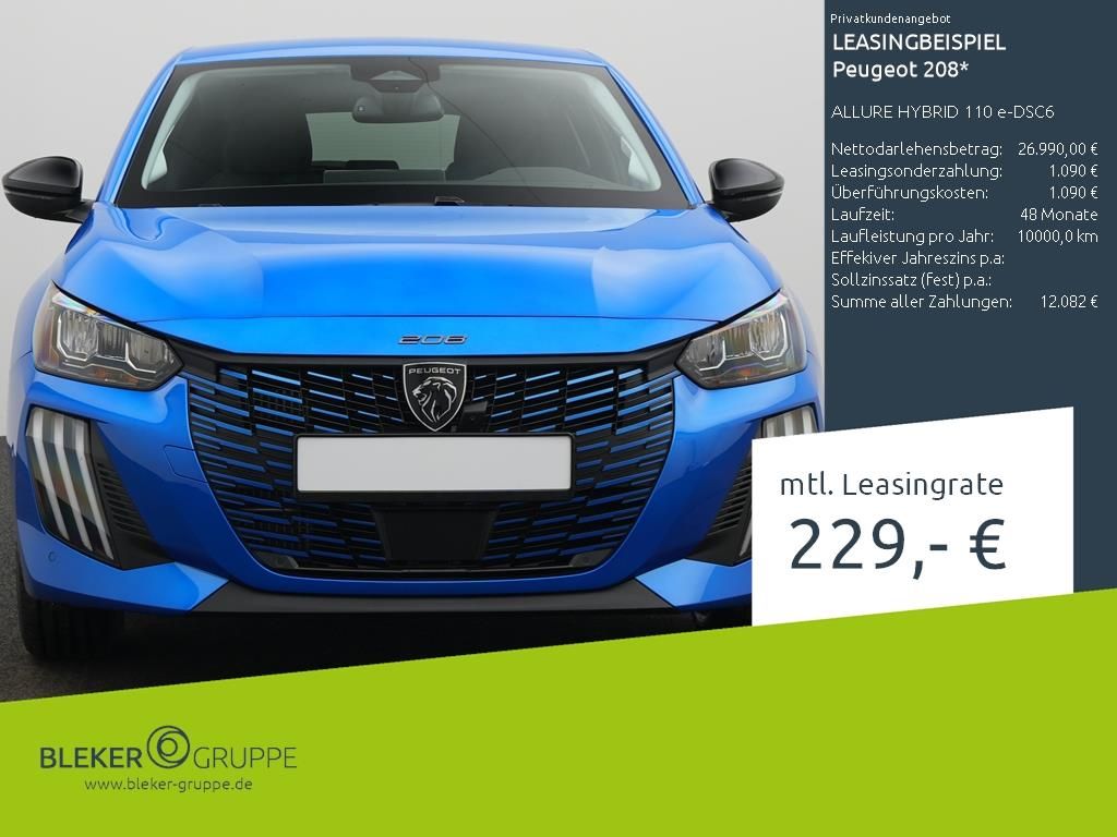 Bild des Angebotes Peugeot 208 ALLURE HYBRID 110 e-DSC6