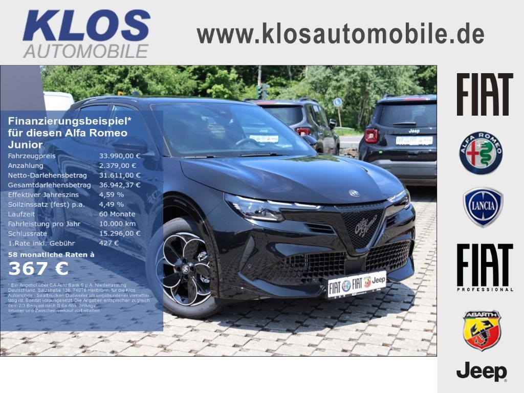 Bild des Angebotes Alfa Romeo Junior IBRIDA Q4 1.2 VGT 145PS DCT6 SCHIEBEDACH