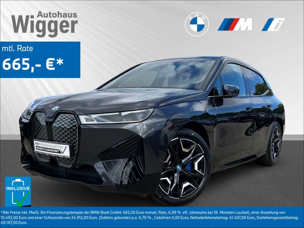Bild des Angebotes BMW iX Sport xDrive40/HUD/AHK/Panorama/HarmanKardon
