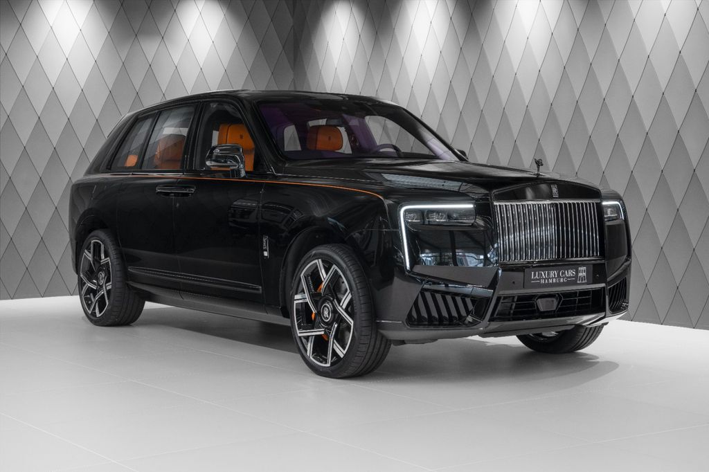 Rolls-Royce Cullinan BLACK BADGE 2026 BLACK/ORANGE 4 SEATS