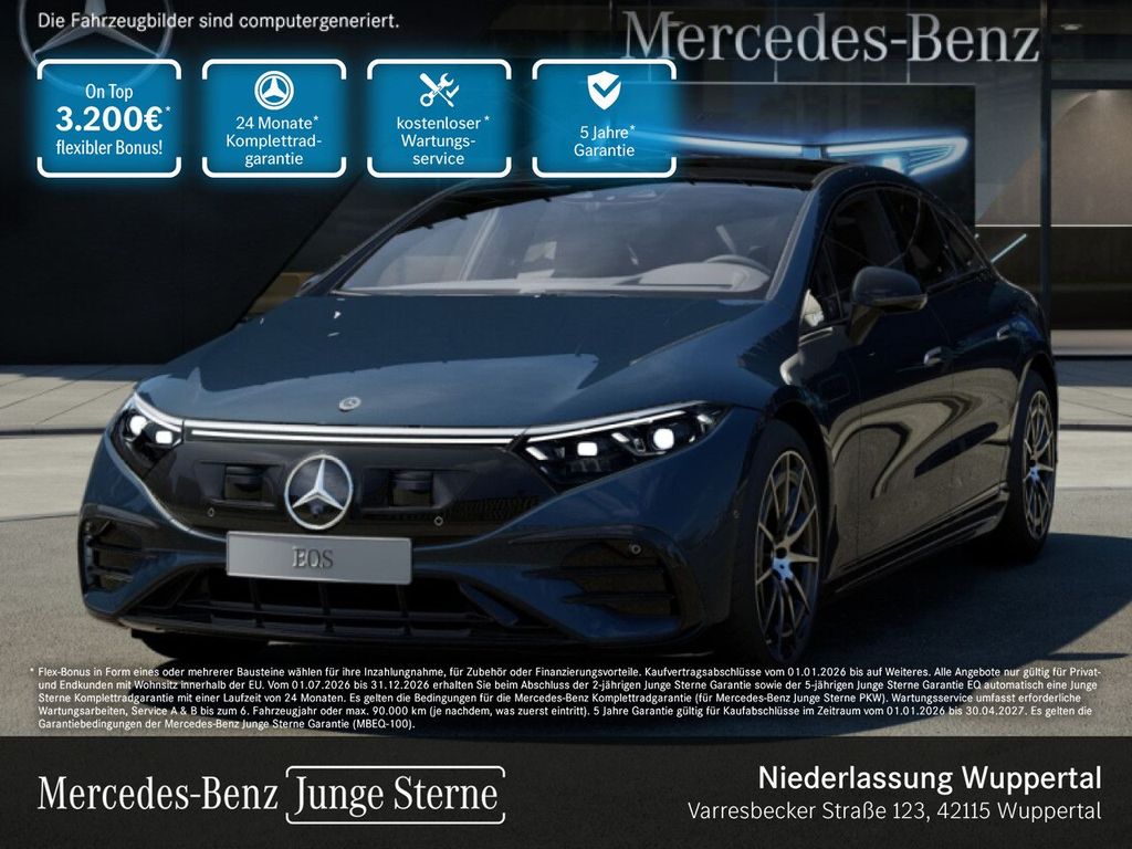 Bild des Angebotes Mercedes-Benz EQS 450 4M Advanced+/DrivePilot/Pano/HuD/HA-Lenk