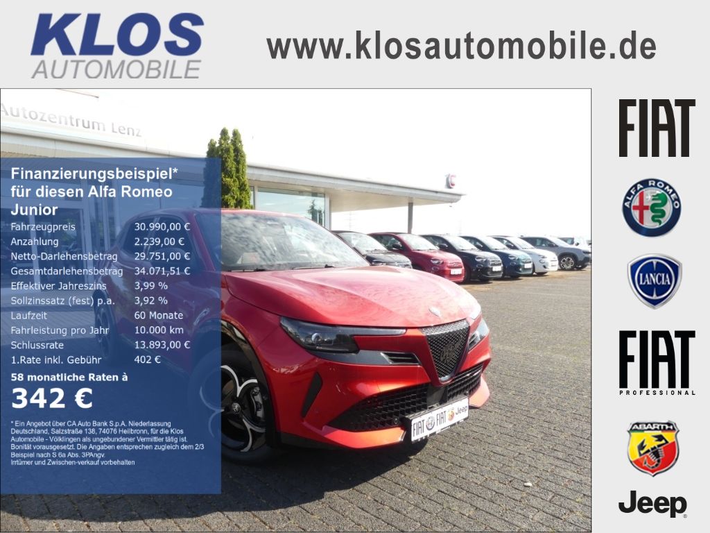 Bild des Angebotes Alfa Romeo Junior IBRIDA TI 1.2 VGT 145PS DCT6 TECHNOLOGIE