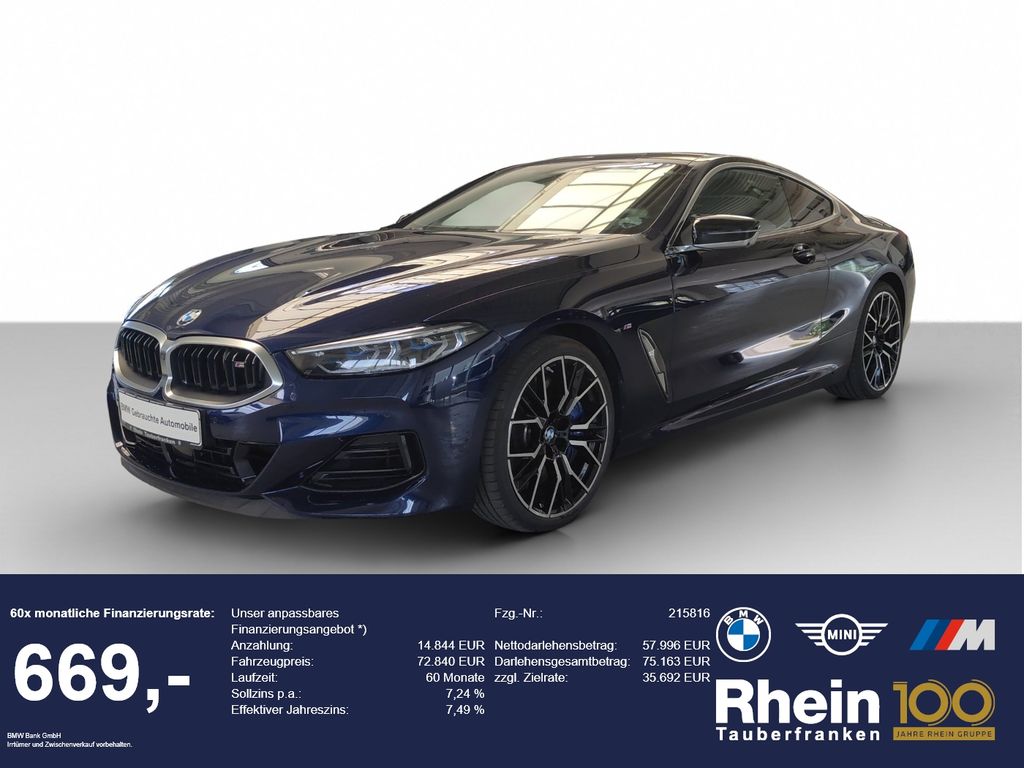 Bild des Angebotes BMW M850i xDrive LASER/INT/360/LÜFT/SoftC/HUD/K-ZUG