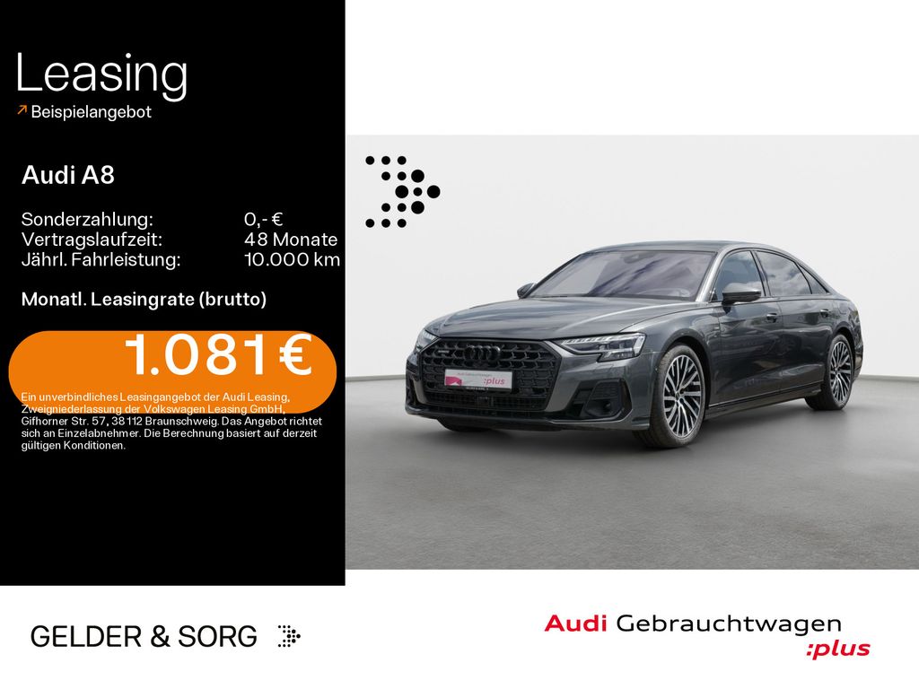 Bild des Angebotes Audi A8 Lang 60 TFSIe qu. S line UPE182"€*TV*Nacht*4S