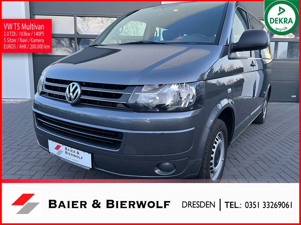 Bild des Angebotes Volkswagen T5 Multivan 2.0 TDI 140PS Klima AHK Kamera