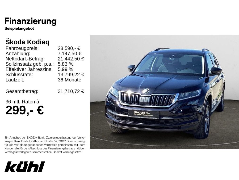 Bild des Angebotes Skoda Kodiaq 2.0 TDI 4x4 DSG Clever Navi,AHK,Frontsche