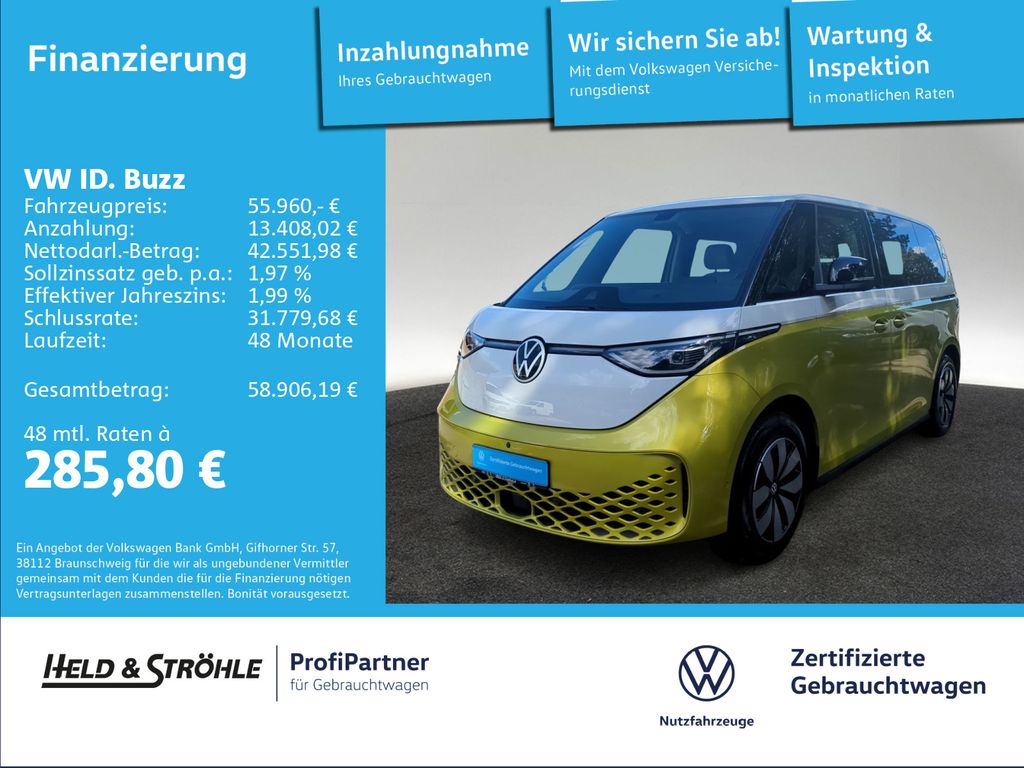 Bild des Angebotes Volkswagen ID.Buzz Pro KR PANO AHK 360° IQ.LED WÄPU H/K NAV
