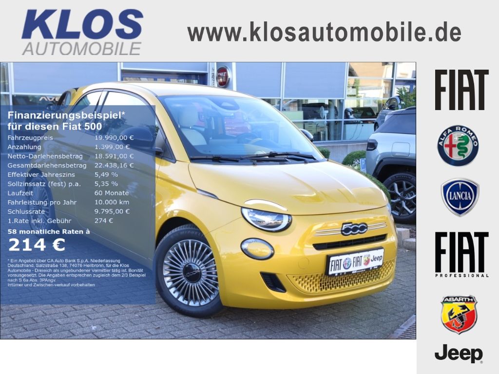 Bild des Angebotes Fiat 500 HYBRID ICON 1.0 65 PS MT6 KOMFORT KAMERA SHZ