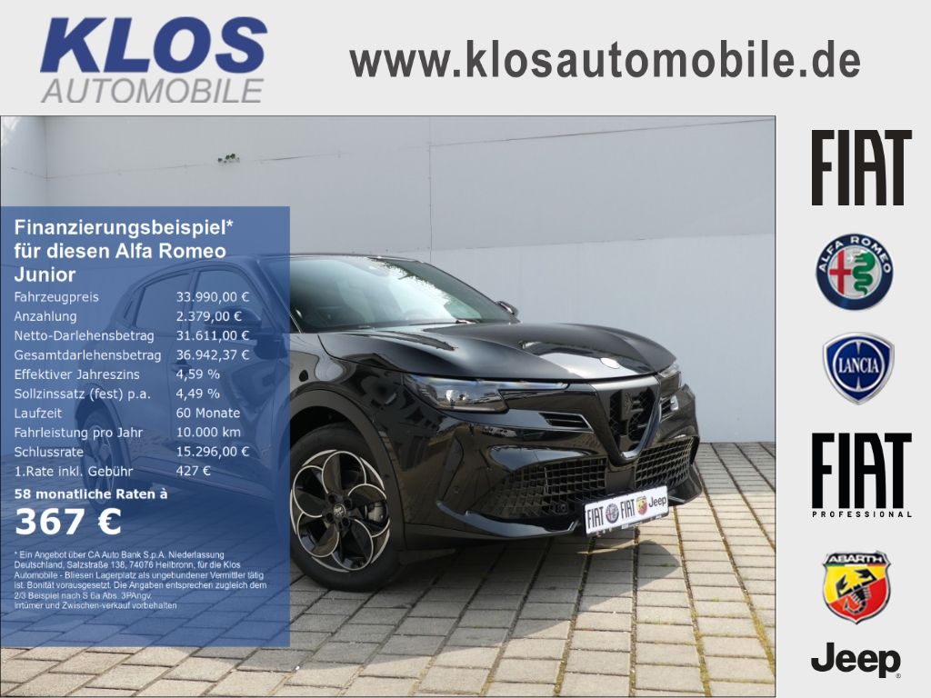 Bild des Angebotes Alfa Romeo Junior IBRIDA Q4 1.2 VGT 145PS DCT6 SPORT SABELT