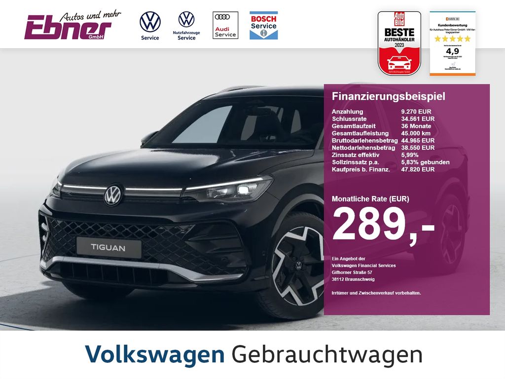 Bild des Angebotes Volkswagen Tiguan R-LINE TSI 4M DSG AHK-ASSIST+MASSAGE+KEYL