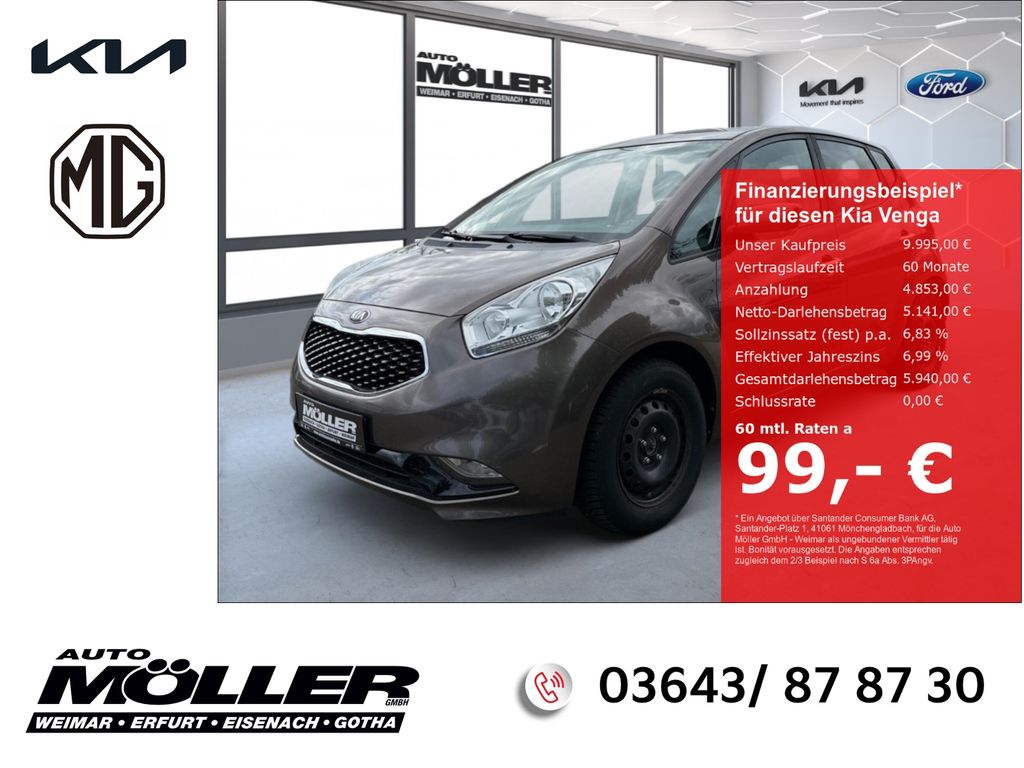 Bild des Angebotes Kia Venga 1.4 DT Edition Navi Rückfahrkamera PDC Sma