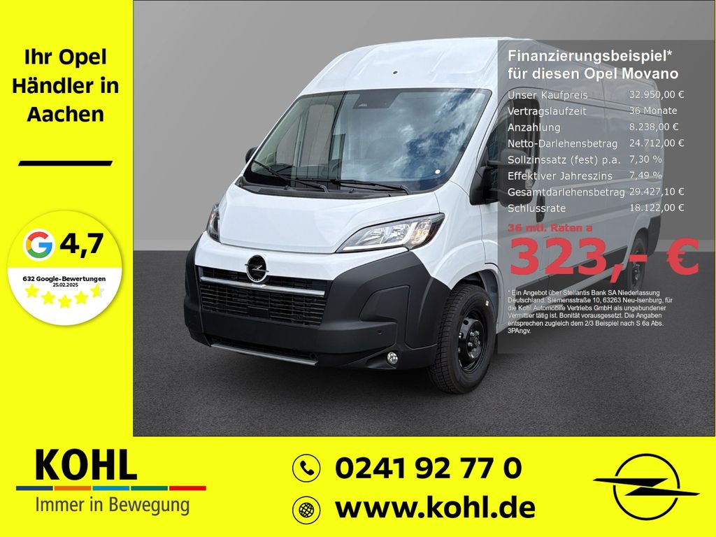 Bild des Angebotes Opel Movano Kasten L3H2 3.5T D 140PS AHK Klimaautom A