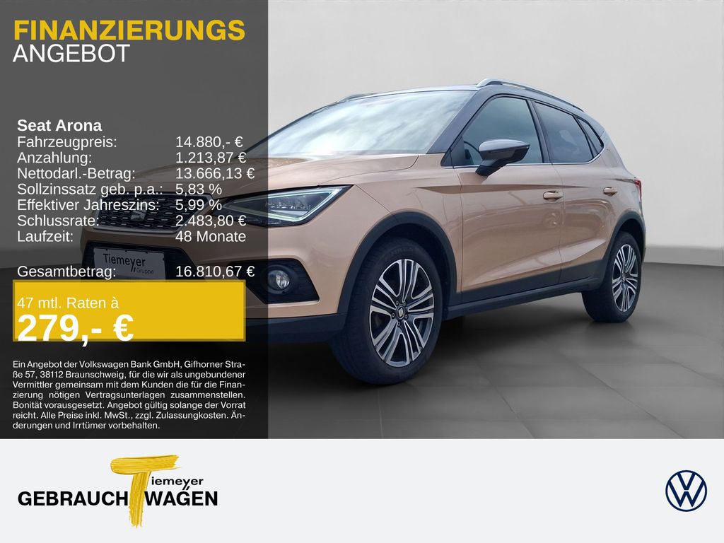 Bild des Angebotes Seat Arona 1.0 TSI XCELLENCE LED FULL-LINK SITZHZG