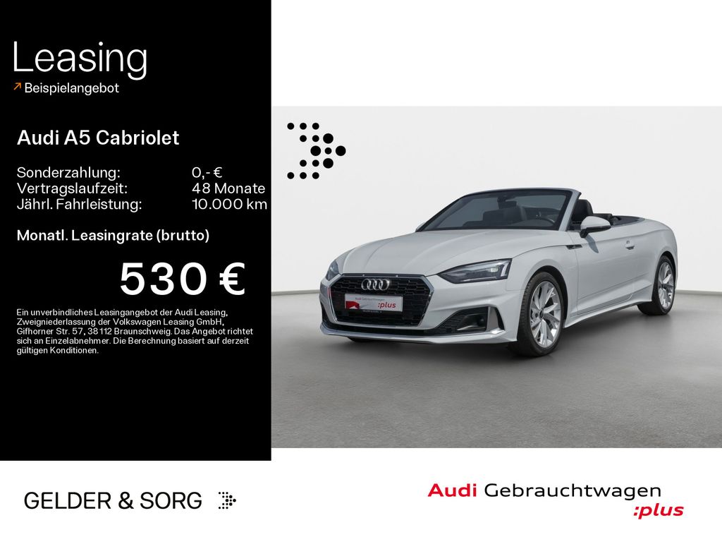 Audi A5 Cabriolet 35 TDI LED*GRA*Navi*B&O*Virt.