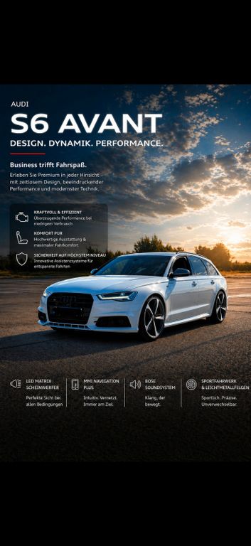 Bild des Angebotes Audi S6 4.0 TFSI quattro S tronic Avant - StHz- AHK