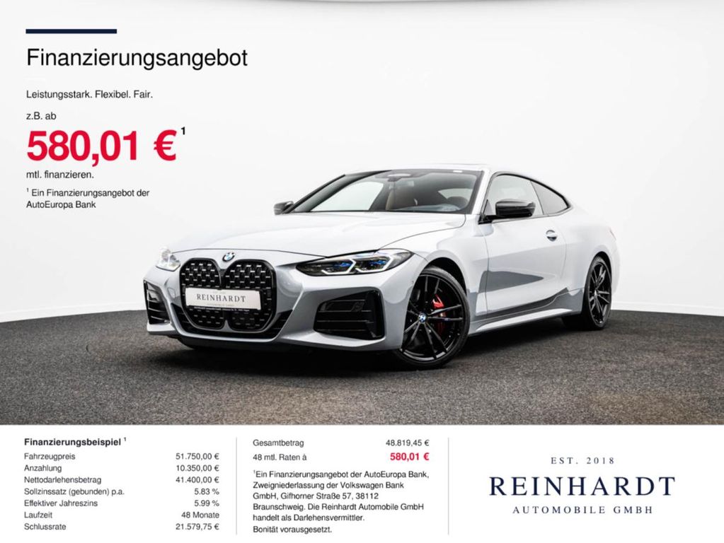 Bild des Angebotes BMW M440i COUPE SHADOW/LSR/ACC/HuD/eGSD/360°/M-SITZE