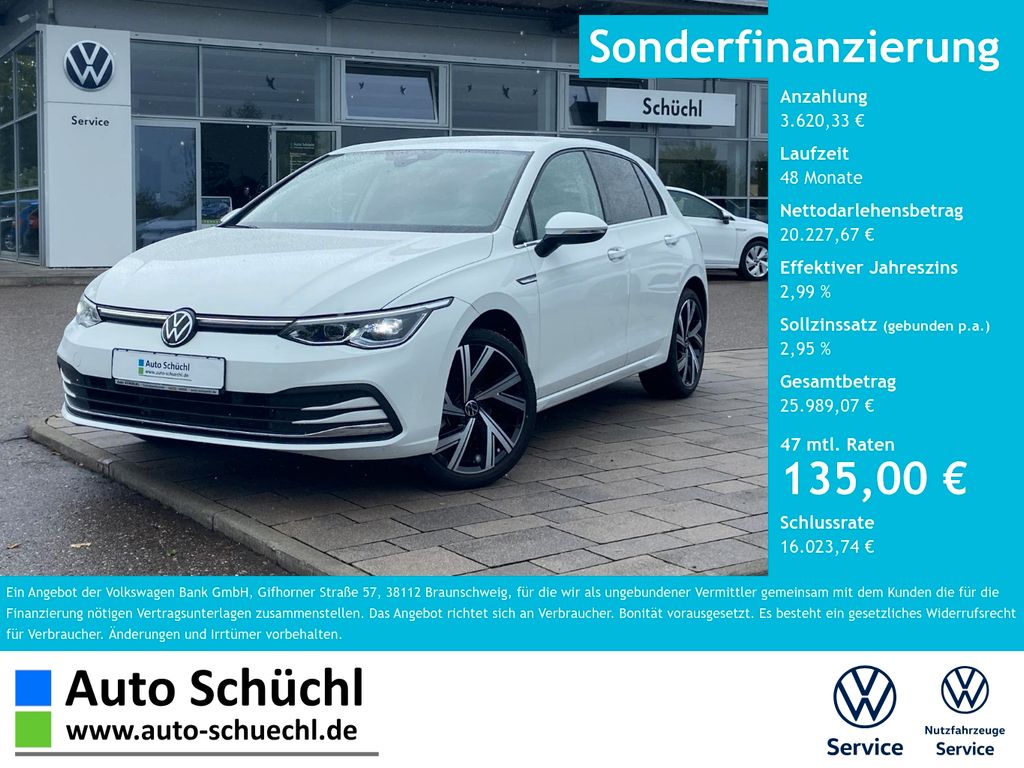 Bild des Angebotes Volkswagen Golf 1.5 eTSI DSG Style 18"+APP-CONNECT+ACTIVE-I