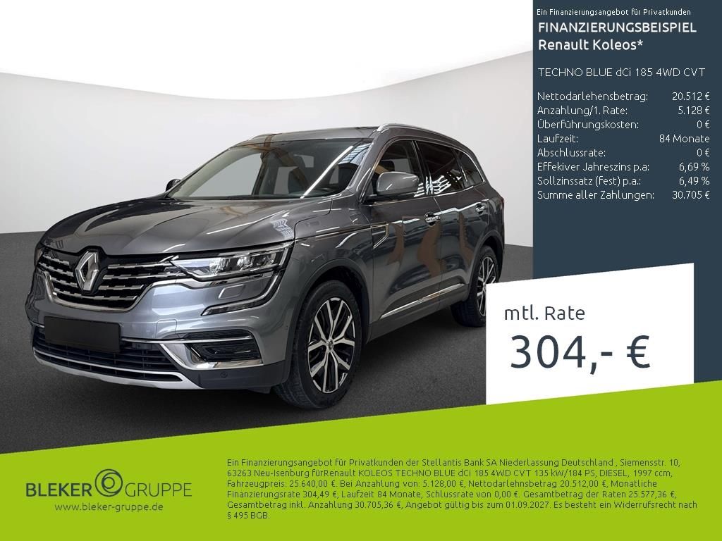 Bild des Angebotes Renault Koleos TECHNO BLUE dCi 185 4WD CVT