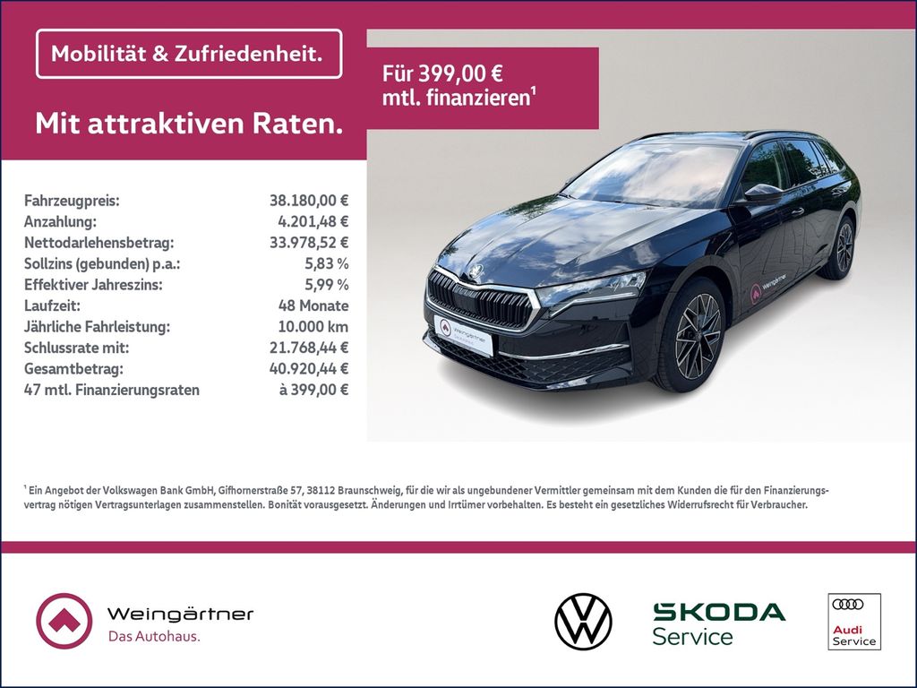 Bild des Angebotes Skoda Octavia Combi 2.0 TDI DPF Tour, AHK, Fahrassiste