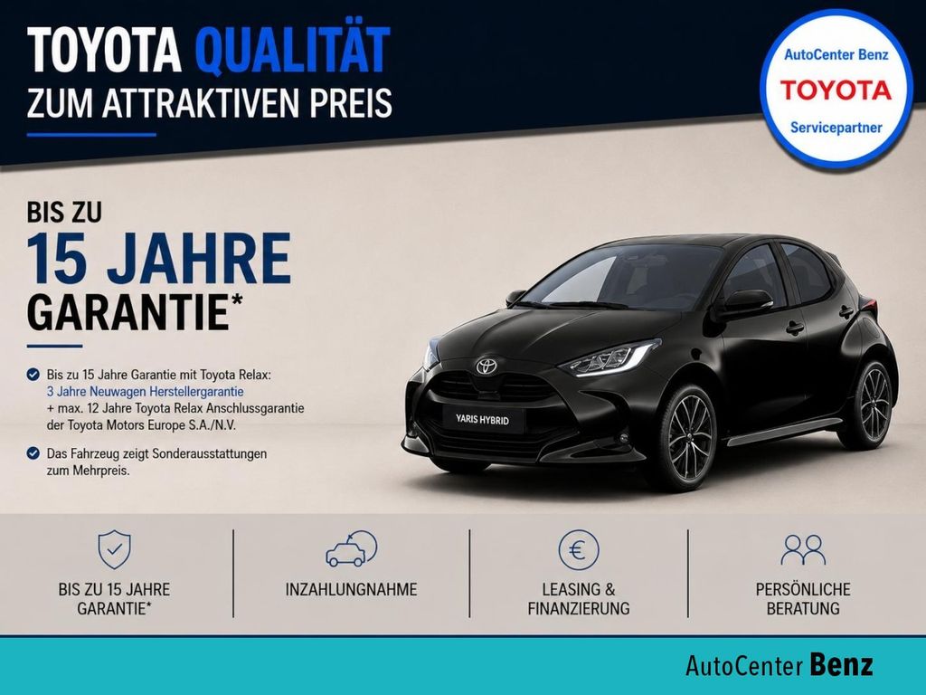 Bild des Angebotes Toyota YARIS 1.5 HYBRID TEAMPLAYER KLIMA*SHZ*KAM*PDC
