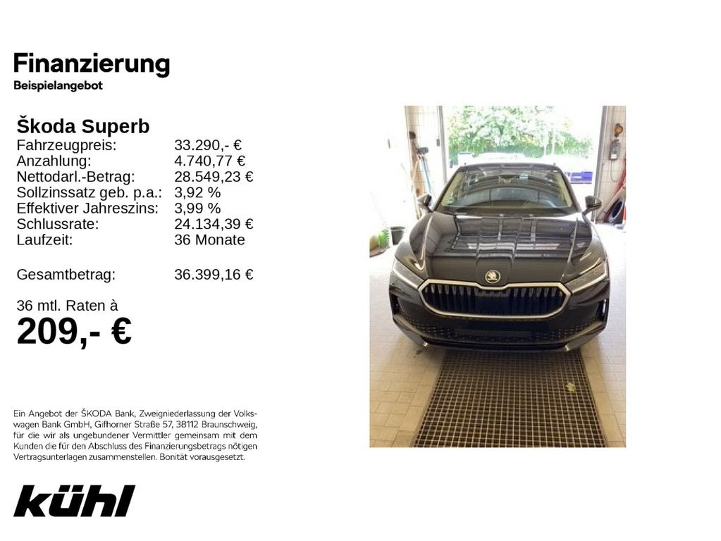 Bild des Angebotes Skoda Superb Combi 2.0 TDI DSG Essence Navi,AHK,Lenkra