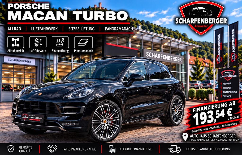 Porsche Macan Turbo+Alcantara+Luft+Pano+Kamera+Bose+Ahk