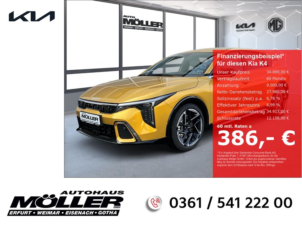 Bild des Angebotes Kia K4 GT-Line 1.6T DCT7 Drive Sound 360°Sitz Design