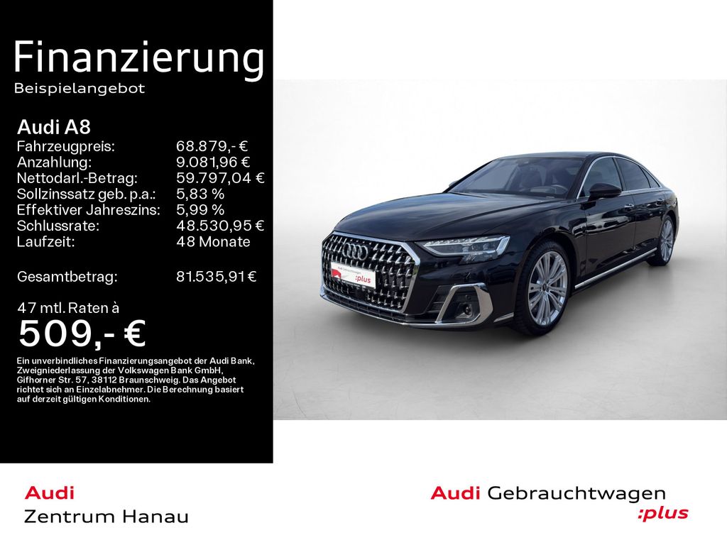 Audi A8 60 TFSIe quattro*NAVI-PLUS*MATRIX*HUD*PANO*LE