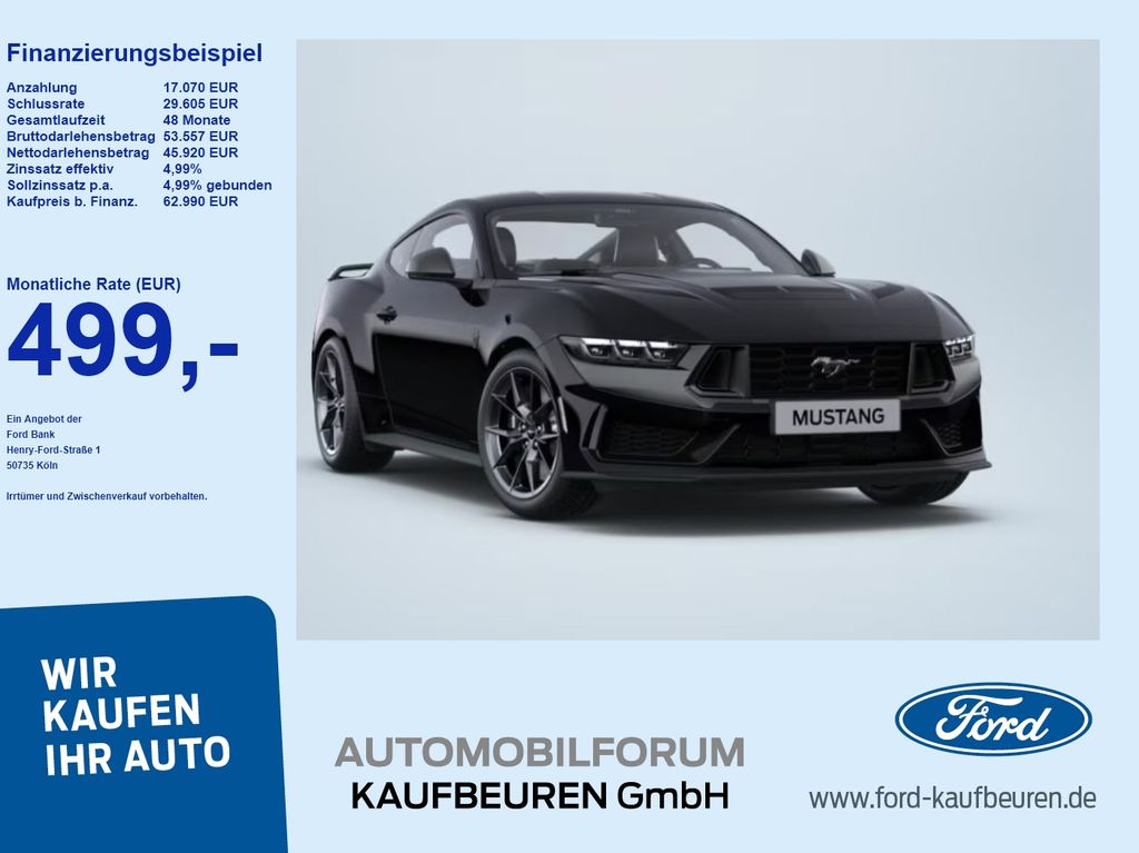 Ford Mustang Coupe Dark Horse 5.0 NAVI*IACC*B&O*SBL