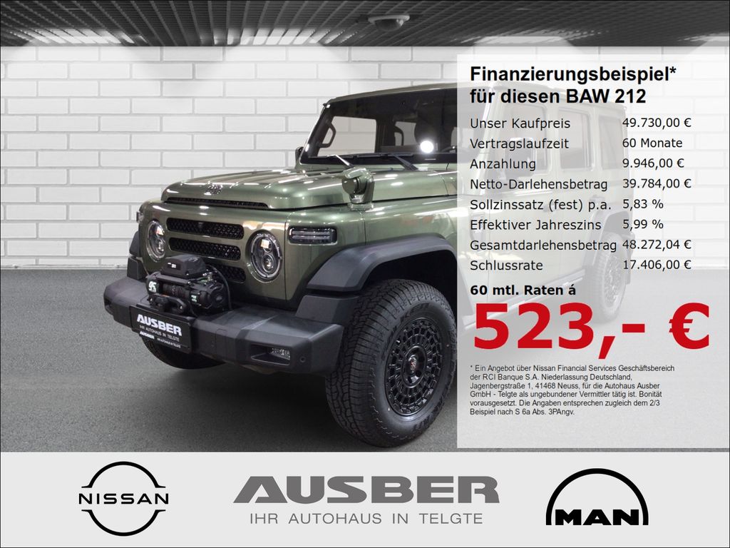 Bild des Angebotes BAW 212 mit Allradantrieb 4x4 und Motorwinde, Arbeit