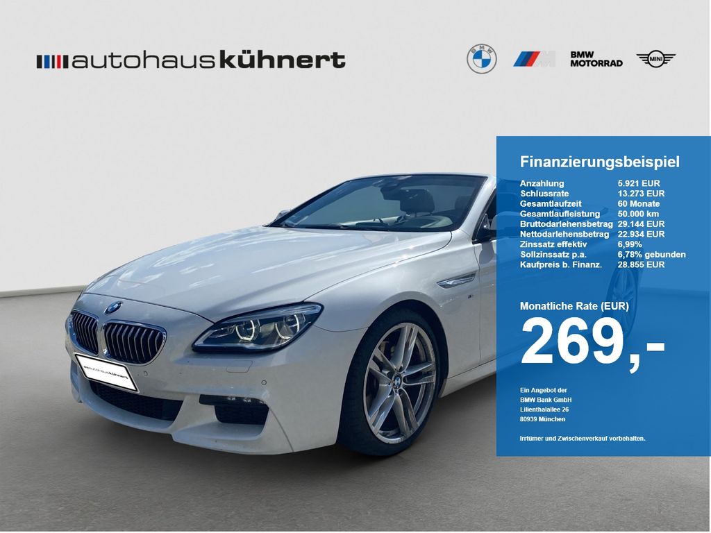 Bild des Angebotes BMW 640i Cabrio ///M-Sport ad.LED SpurAss StHzg HUD