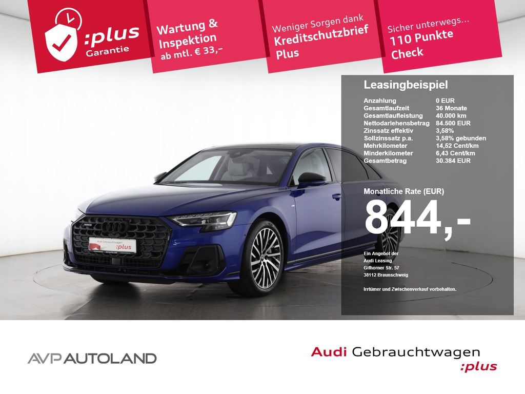 Bild des Angebotes Audi A8 L 60 TFSI e quattro tiptr. S line | PANO |