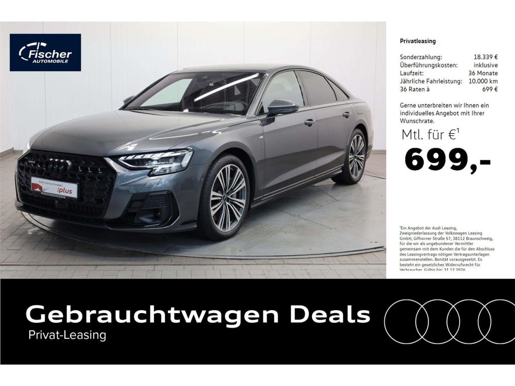 Bild des Angebotes Audi A8 60 TFSI e qu. S line P-Dach/Massage/B&O
